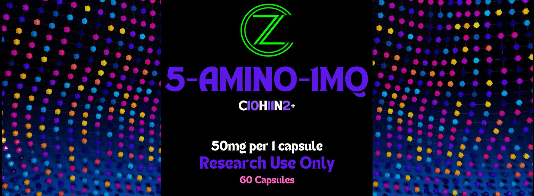 5 Amino 1MQ 50mg 60 capsules - Zenith Code