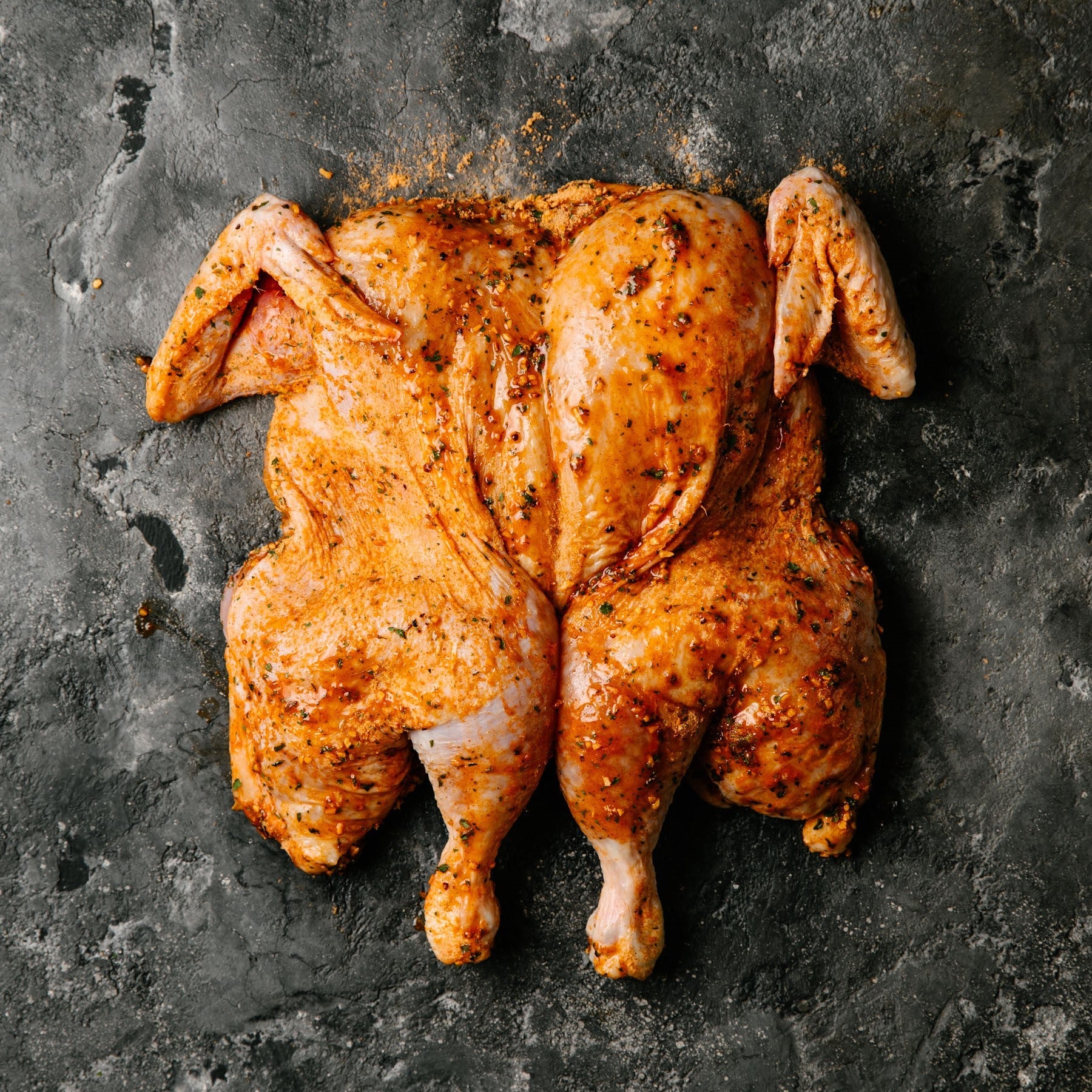 Free Range Whole Greek seasoned B'Fly Chicken - 1.4kg - Zenith Code