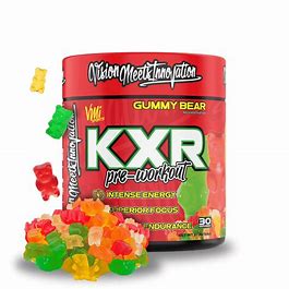 VMI Sports® KXR® (30 Serve) 265g – Intense Energy Pre-Workout Gummy Bear - Zenith Code