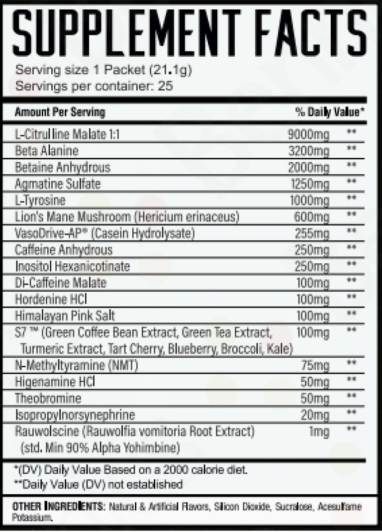 WRECKED PRE-WORKOUT - Rainbow Burst - Zenith Code